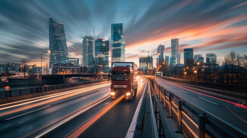 Flux logistiques vers le quartier d’affaires, Île-de-France